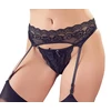Cottelli String &amp; Suspenders juodas L