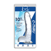 Curve Toys Glas Crystal Series 25.5cm Intimate Glass Model with Suction Base Clear