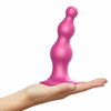 Strap-On-Me - Dildo Plug Beads Metallic Raspberry Rožinė L