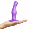 Strap-On-Me - Dildo Plug Curvy Metallic Violetinė M