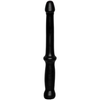 Doc Johnson Anal Probe Push Flexible PVC Wand Juodas 18 cm