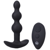 Doc Johnson A-Play Shaker Silicone Remote Beaded Plug Rechargeable Juodas