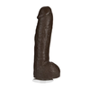 Doc Johnson Bam Silicone Intimate Model 34 cm Juodas with Suction Base