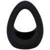 Doc Johnson Rock Solid The Stretcher Dual Support Silicone Ring Juodas