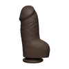 Doc Johnson Fat D 8" FIRMSKYN Intimate Model with Suction Cup, rusvai gelsvas