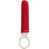 Doc Johnson iPlease Mini Vibrator Raudona - Compact USB Rechargeable Model