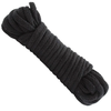 Doc Johnson Japanese Cotton Rope 10m - Soft Textile, Juodas