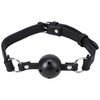 Doc Johnson Ball Gag Vegan Leather Adjustable Juodas 55mm
