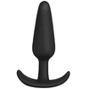 Doc Johnson Anal Plug 8 cm - Tapered Silicone, Compact Size, Juodas