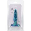 Doc Johnson A-Play Groovy Silicone Plug Ocean 12 cm - Multicolor, Tapered Base