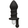 Doc Johnson Mood Juicy Swirled Silicone Plug Vibrating 10-Function Rožinė