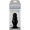 Doc Johnson TitanMen Master Tool #4 Large Graduated Plug 16.5 cm Juodas