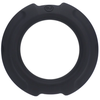 Doc Johnson FLEXISTEEL Silicone &amp; Metal Support Ring 43mm - Juodas, Dual Layer System