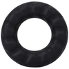 Doc Johnson Rock Solid Fat Tire Silicone Wide Ring with Tread Pattern, Juodas