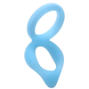 Doc Johnson Rock Solid Dual Enhancer Silicone Double Support Ring Juodas