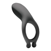 Doc Johnson OptiMALE Rechargeable Silicone Vibrating Ring Juodas USB