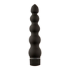 Doc Johnson Juodas Magic Ribbed Vibrator 18cm Velvet Touch Juodas