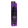 Doc Johnson Juodas Magic Ribbed Vibrator 18cm Velvet Touch Juodas