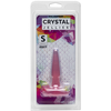 Doc Johnson Crystal Jellies 4" Small Plug, Flexible, Rožinė