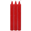 Doc Johnson Japanese Drip Candles Raudona - 3-Pack Sensation Play Set