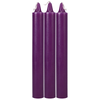 Doc Johnson Japanese Drip Candles Violetinė 3-Pack - Body-Safe Wax