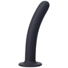 Doc Johnson Harness Set with Slim Silicone Attachment, Juodas Vegan Leather