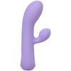 Doc Johnson CalExotics Aura Rechargeable Silicone Rabbit Vibrator Lilac