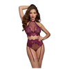 Dreamgirl Bralette &amp; Garter Panty Set XL - Elegant Lace Juodas Lingerie