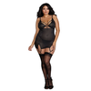 „Dreamgirl Fishnet Texture Power Mesh“ petnešėlė – 2X
