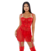 Forplay Sheer Intimacy Mesh Bustier Set S - Delicate Two-Piece Lingerie by Sheer Desires