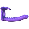 Pipedream FANTASY C-RINGZ Dvigubas silikoninis penetratorius triušis, violetinis