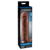 Pipedream FXTP 2" prailgintas su kamuoliuku dirželiu, rudas