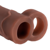 Pipedream FXTP 2" prailgintas su kamuoliuku dirželiu, rudas