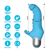 Feelz Toys Mėlyna FeelzToys Fonzie Mėlyna Dual Action Silicone Massager 16cm Violet