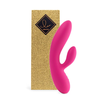 Feelz Toys FeelzToys Lea Rubine Raudona Glitter Dual Motor Silicone Model 202mm
