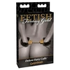 Pipedream Kajdanki-FF GOLD DELUXE FURRY CUFFS