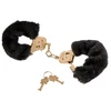 Pipedream Kajdanki-FF GOLD DELUXE FURRY CUFFS