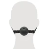 Pipedream FFSLE Kvėpuojantis Ball Gag Blac