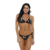 Forplay Sea Jewel Bikini Set L - 2-Way Sequin, Adjustable Ties