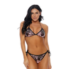 Forplay Stay Shinin’ 2-Way Sequin Bikini Set Adjustable M