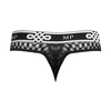 Male Power Lo Rise Thong L/XL Juodas - Comfort Waistband Design