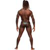 Male Power Magnificence Micro V Thong L/XL Jade - Decorative Details