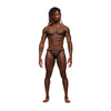 Male Power Magnificence Micro V Thong S/M Juodas - Designer Cut-Out Waistband