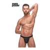 Male Power Micro G-String V S/M Juodas - Minimalist Waistband Design