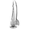 Pipedream KingCockClear 10 w kamuoliukai skaidrūs