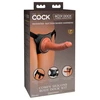 Pipedream KING COCK ELITE PATOGUS SILIKONINIS KŪNO PRILIPDIMO RINKINYS JUODA
