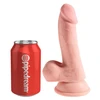 Pipedream KING COCK PLUS 6.5 INCH TRIPLE DENSITY FALAS SU BOLAIS ŠVIESUS