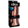 Pipedream KING COCK PLUS 9 colių trigubo tankio penis LIGHT