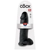 King Cock 12 colių dydžio kamuoliukai Juodas