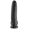 King Cock Dark KC 9" varpa su kiaušiniais, tamsi